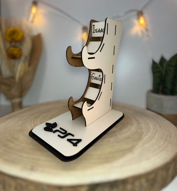 Suporte em MDF Lacado para Comandos PS 4/5