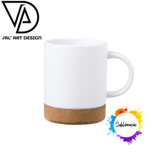 Caneca com cortiça sublimação