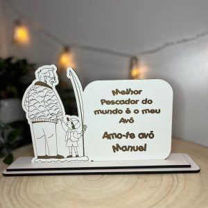 Placa de MDF Lacado Personalizada para o Dia dos Avós: Uma Homenagem Especial