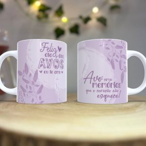 Caneca Avó Personalizada – Celebre o Melhor Avó do Mundo