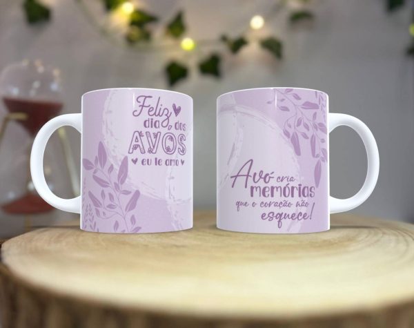 Caneca Avó Personalizada – Celebre o Melhor Avó do Mundo