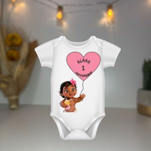 Body de Bebê Personalizado Moana
