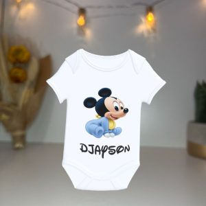 Body Bebé Mickey: O Toque Mágico para o Bebé