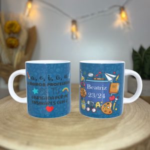 Caneca para Professor(a): Agradecimento e Carinho