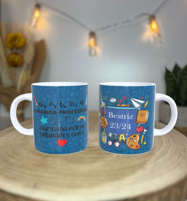 Caneca para Professor(a): Agradecimento e Carinho