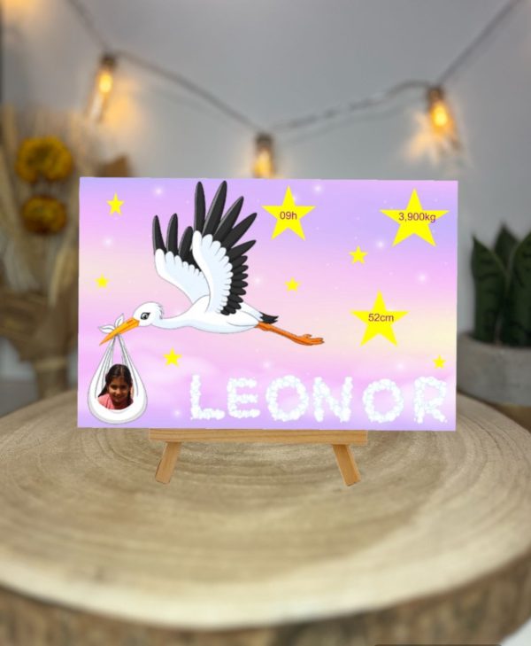 Azulejo Personalizável de Recém-Nascido - Celebre Cada Detalhe do Seu Milagre
