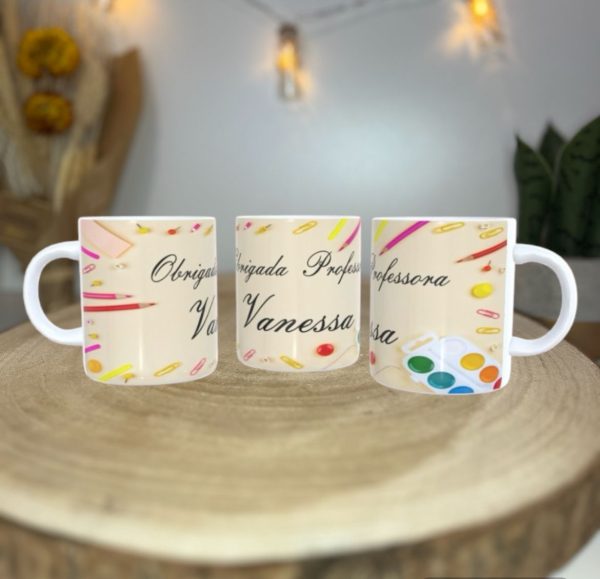 Caneca para Professor(a): Agradecimento e Carinho