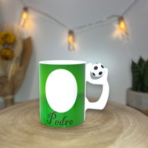 Canecas de Futebol com Alça com Bola. O Presente Perfeito para os Fãs