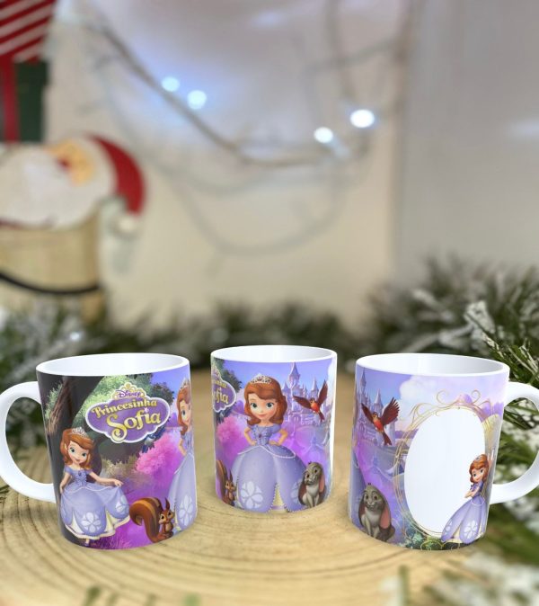 Caneca das Princesas Personalizável - Um Toque de Magia no Seu Dia - Image 2