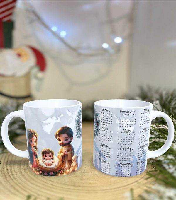 Caneca Personalizável com Calendário 2025 - Praticidade e Estilo no Seu Dia - Image 5