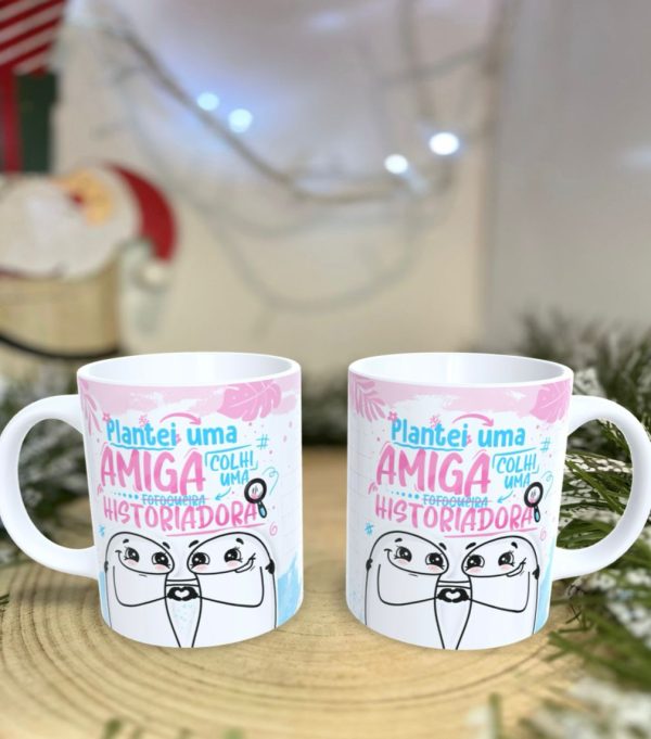 Caneca do Flork Amiga - Um Presente Divertido e Especial +6 imagens para escolher