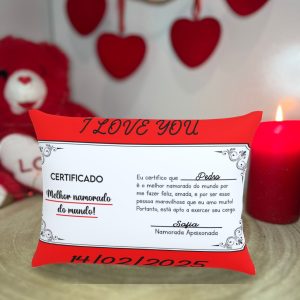 Almofada para os Namorados - Amor e Conforto Numa Só Peça