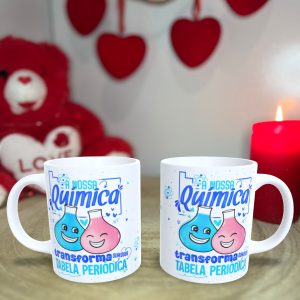 Caneca "A Nossa Química" – Amor que Combina